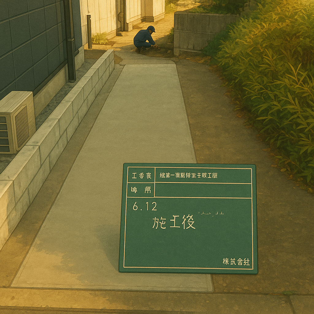 F市　狭あい道路拡幅整備工事②
